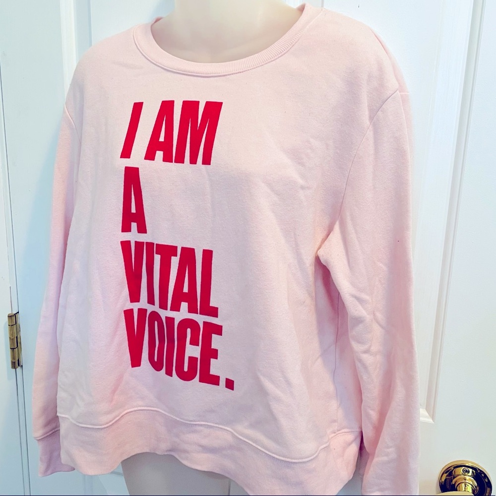 ‘I Am A Vital Voice’ crew neck sweatshirt
